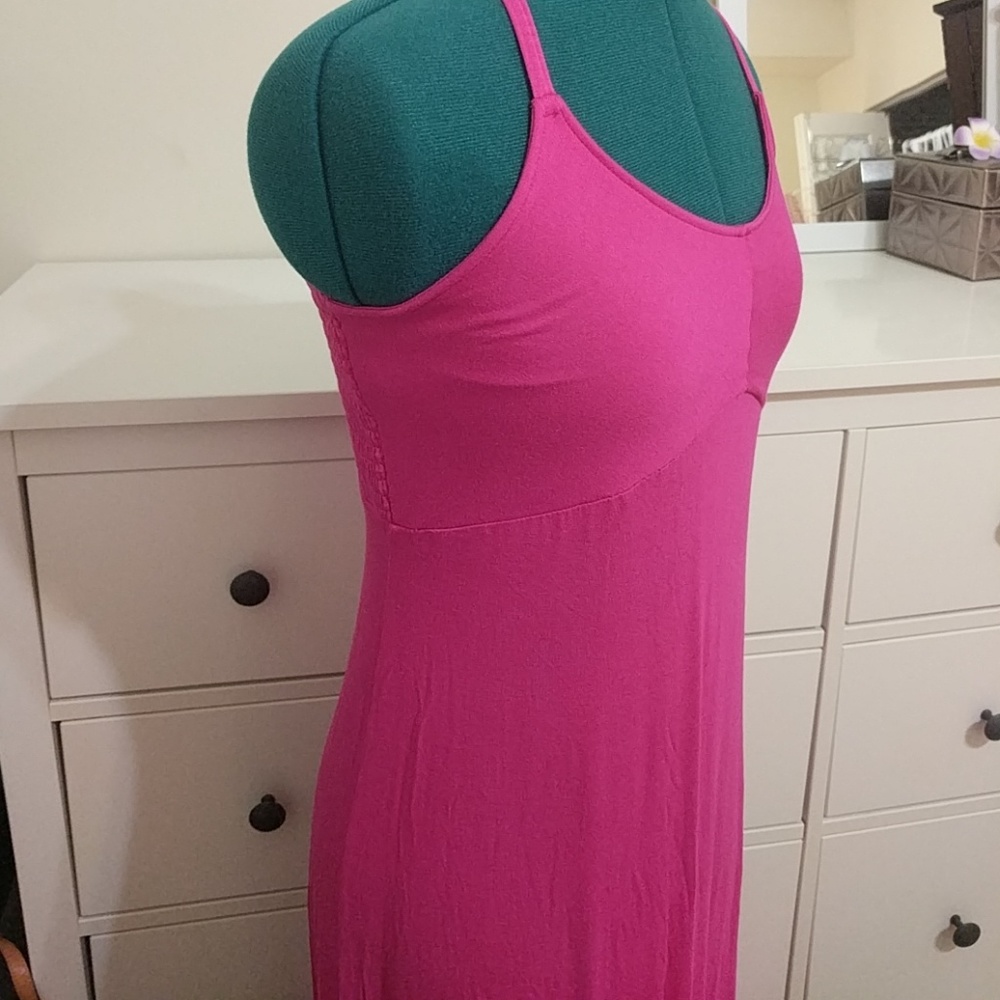 Pink maxi dress